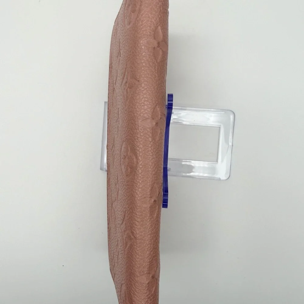 Louis Vuitton Poudre Empriente Sarah Wallet w/ Chain Blush Pink - Picture 12 of 16